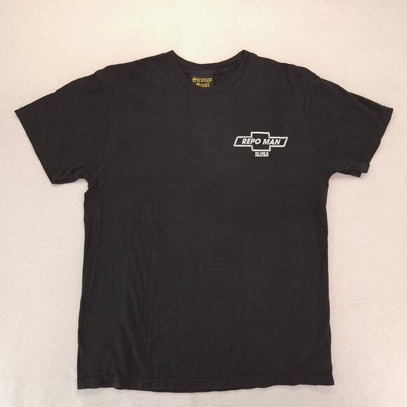 Stranger Magic Short Sleeve Crew Neck Graphic T Shirt Mens Size L Black - Picture 2 of 9